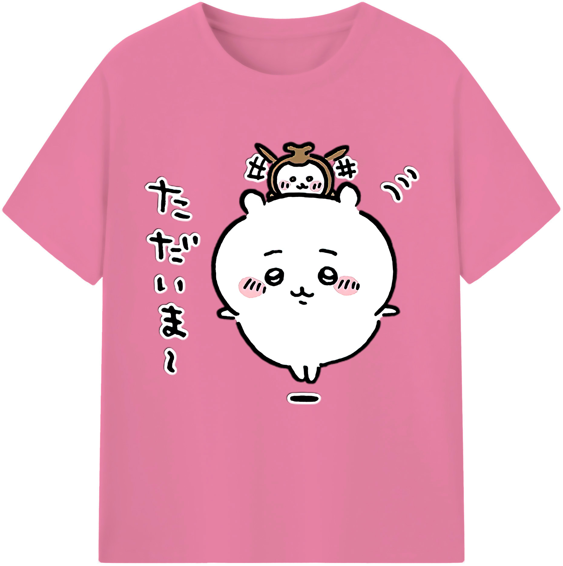 （画像用） ちいかわ ちいかわ Chii-kawa chiikawa 綿100％半袖Tシャツ（フロントプリント）